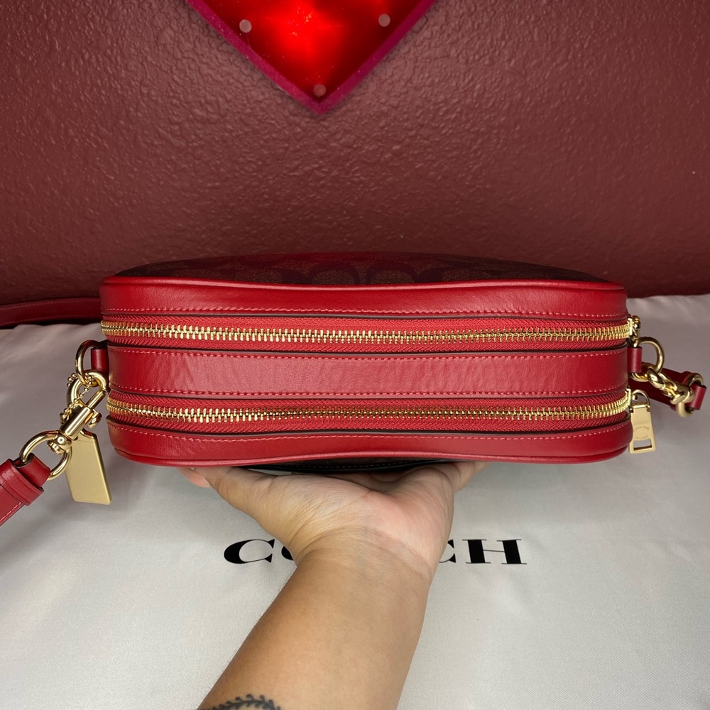 Coach Jes Crossbody & Large Double Zip Wristlet - Picture 7 of 10